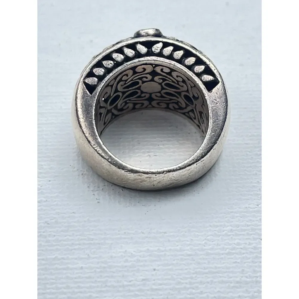 Vintage Sterling Silver Amethyst Ring - Size 6.5